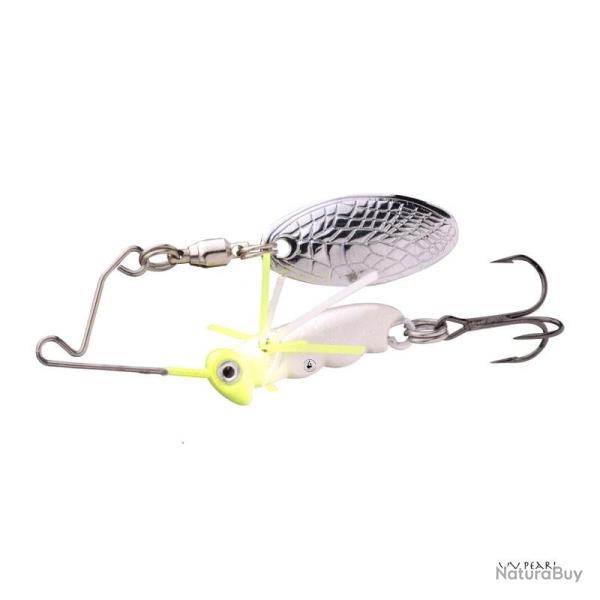 Leurre Spro Larva Micro Spinnerbait 7g UV Pearl