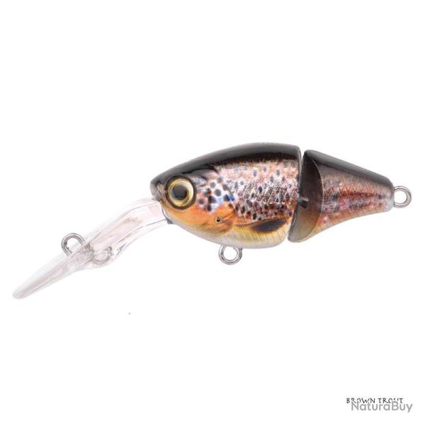 Poisson Nageur Spro Ikiru Double Crank 35F Brown Trout