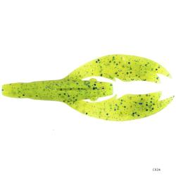 Leurre Souple CWC Strike Pro Pig Craw 10cm C024 - Funky Lime