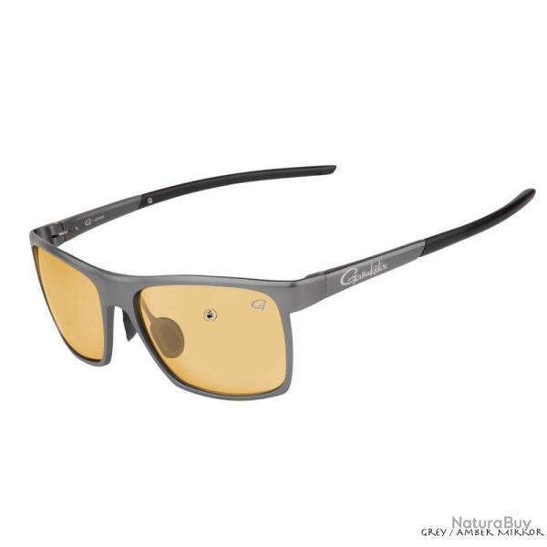 Lunettes de Soleil Gamakatsu G-Glasses Alu Polaris�es Grey / Amber Mirror