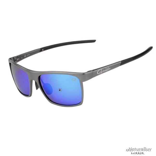 Lunettes de Soleil Gamakatsu G-Glasses Alu Polarises Grey / Ice Blue Mirror