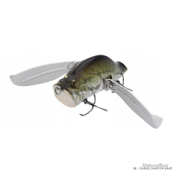 Poisson Nageur Adusta Zacrawl Yajirobee 9cm 14 - Large Mouth Bass