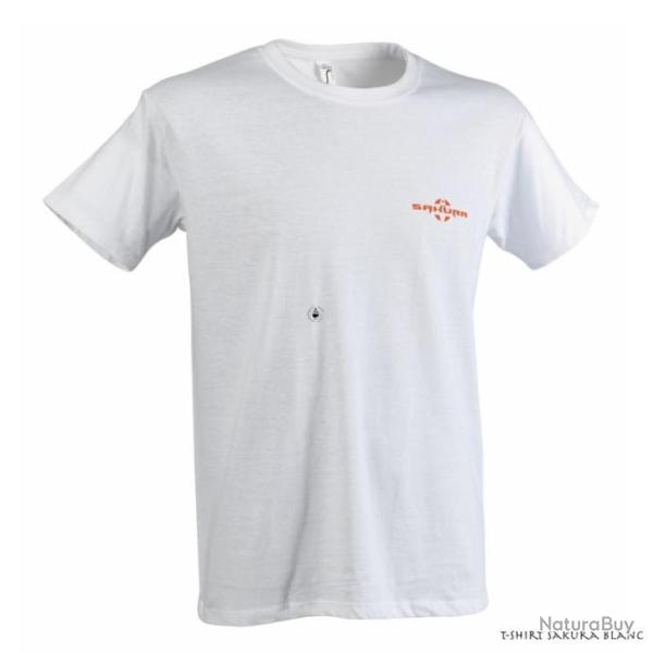 T Shirt Sakura Blanc
