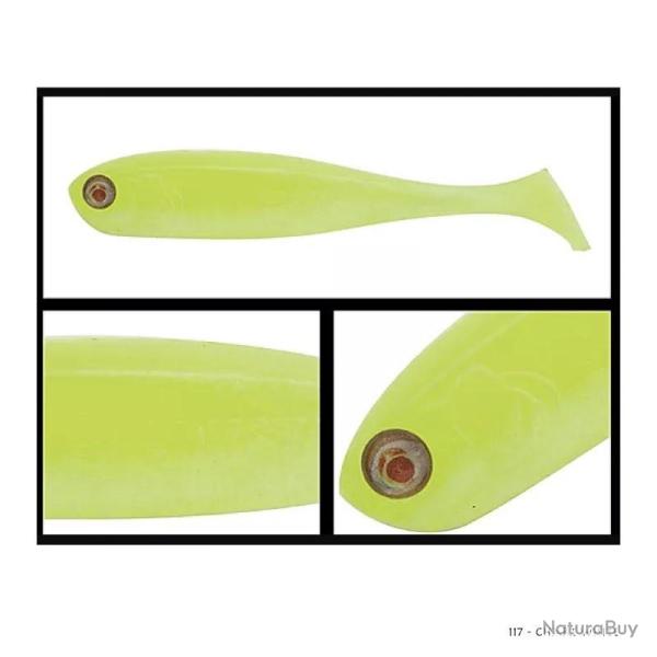 Leurre Souple Adusta Penta Shad 10cm 117 - Chart White