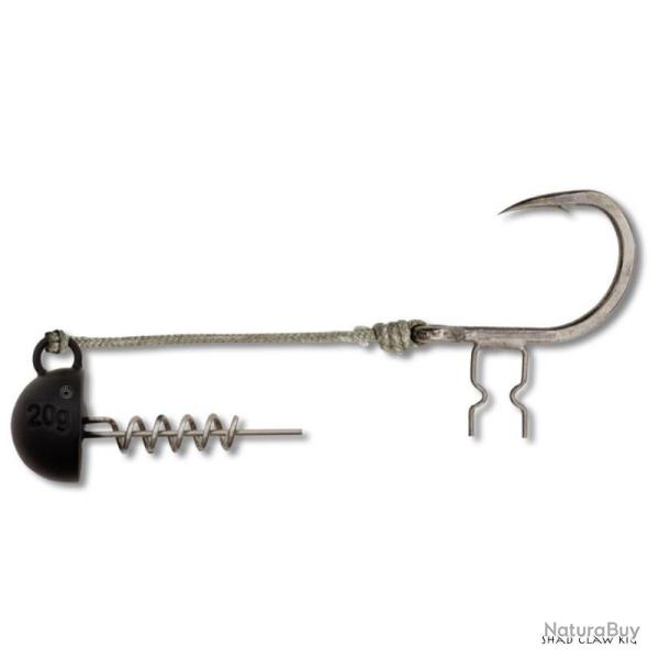 Montage Black Cat Shad Claw Rig 20 g