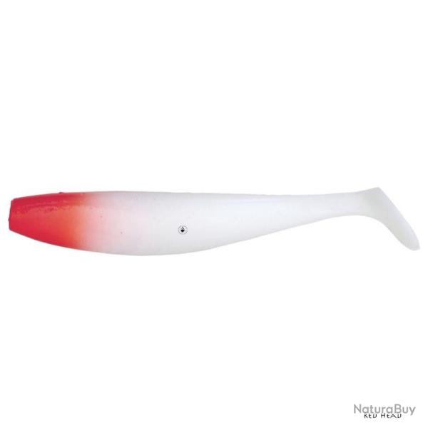 Leurre Souple Black Cat Cat Shad 18cm Red Head