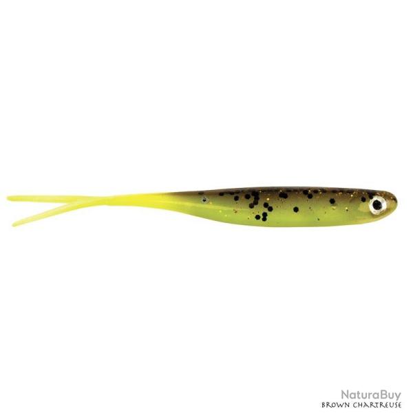 Leurre Souple Berkley Powerbait Sneakminnow Brown Chartreuse 7,5cm
