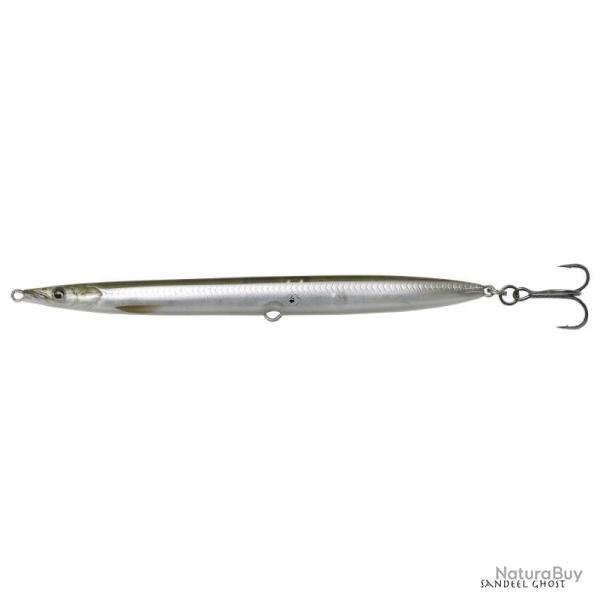 Poisson Nageur Savage Gear 3D Sandeel Pencil 9cm Sandeel Ghost
