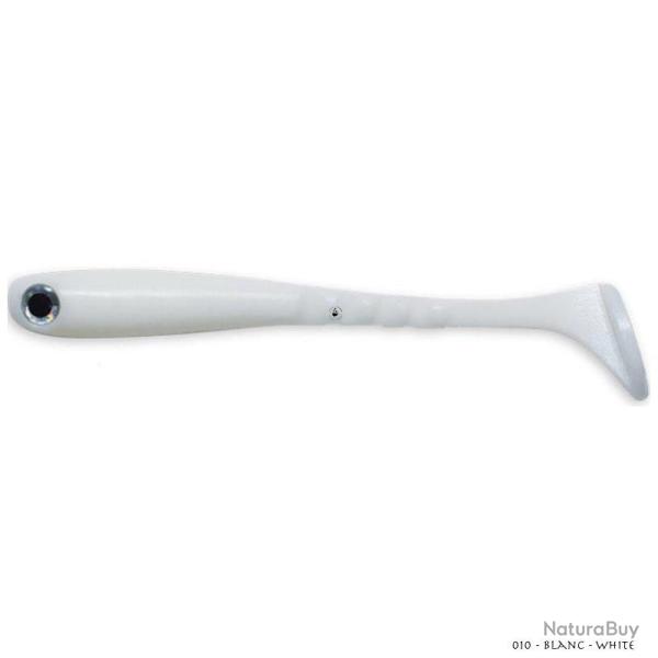Leurre Souple Delalande Zand Shad 11cm 010 - Blanc - White
