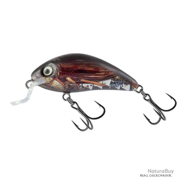 Poisson Nageur Salmo Rattlin Hornet Shallow 3,5cm RCC - Real Cockchafer