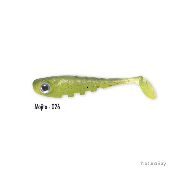 Leurre Souple Delalande toupti Shad 4cm 026 - Mojito