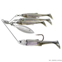 Spinnerbait Live Target Baitball Spinner Rig Medium 14g 151 - Smoke Mylar Minnow