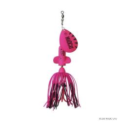 Cuiller Tournante Madcat A-Static Screaming Spinner Fluo Pink UV