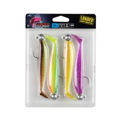 Leurre Souple Fox Rage Zander Pro Loaded UV Colour 12g 12cm Green Pumpkin UV, Blue Back UV, Sun Danc