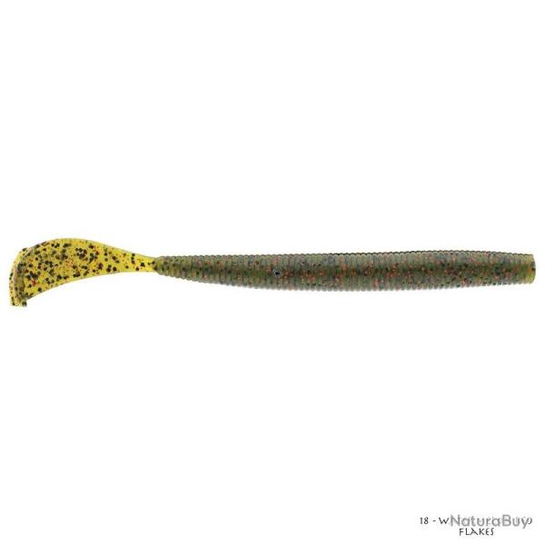 Leurre Souple Strike King Rage Cut-R Worm 15cm 18 - Watermelon Red Flakes