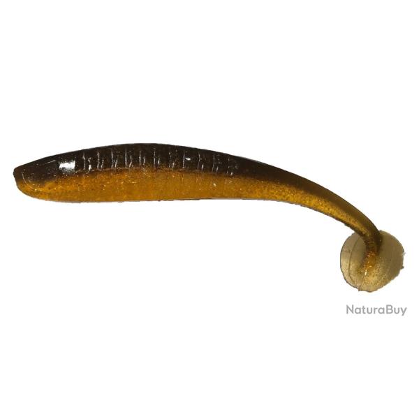 Leurre Souple MRCraft Crazy Shad 7cm Brown Gold