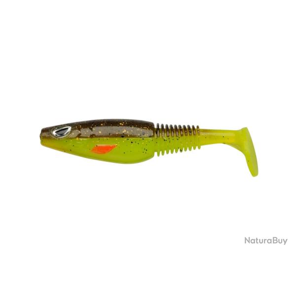 Leurre Souple Berkley Sick Swimmer 9cm Brown Chartreuse
