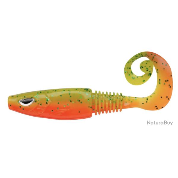 Leurre souple Berkley Sick Curl 8cm Greenback Tomato