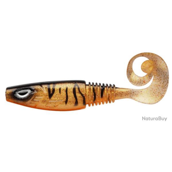 Leurre souple Berkley Sick Curl 8cm Motoroil Burbotut