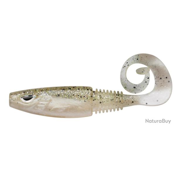 Leurre souple Berkley Sick Curl 12cm Salt & Pepper
