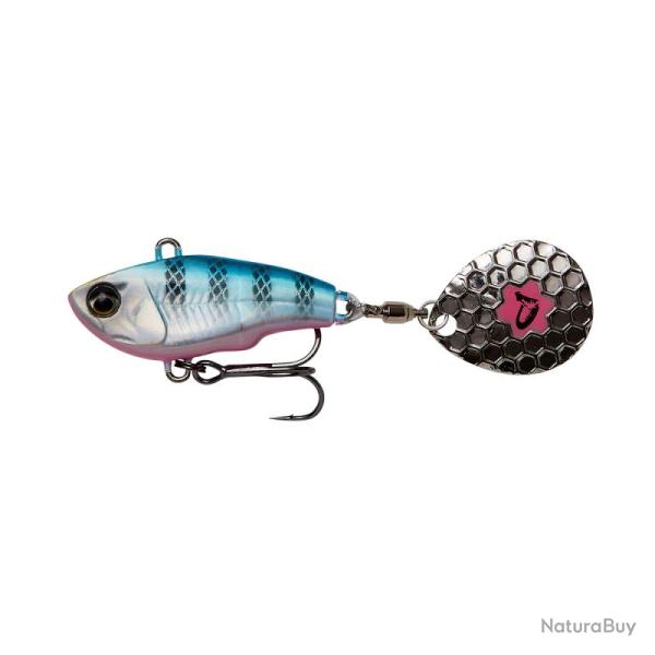 Poisson Nageur Savage Gear Fat Tail Spin 6,5cm 16g 6,5cm Blue Silver Pink