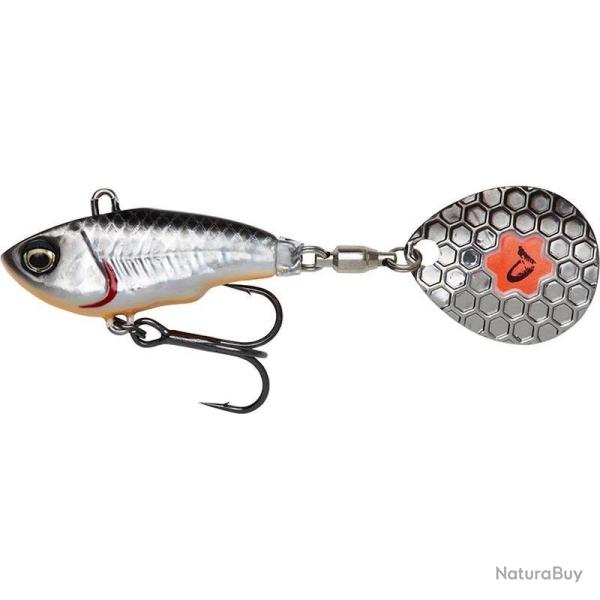 Poisson Nageur Savage Gear Fat Tail Spin 5,5cm 9g 5,5cm Dirty Silver