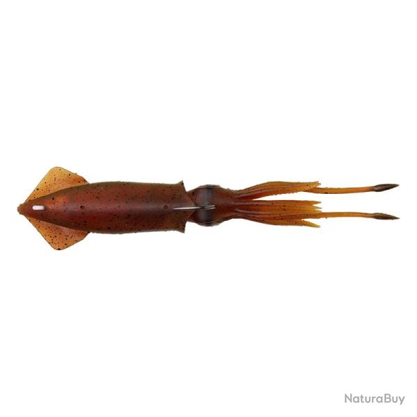 Leurre Souple Savage Gear 3D TPE Swim Squid 18cm Red Brown