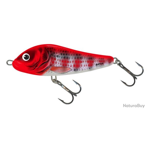 Poisson Nageur Salmo Rattlin Slider 11cm HRH - Holographic Red Head
