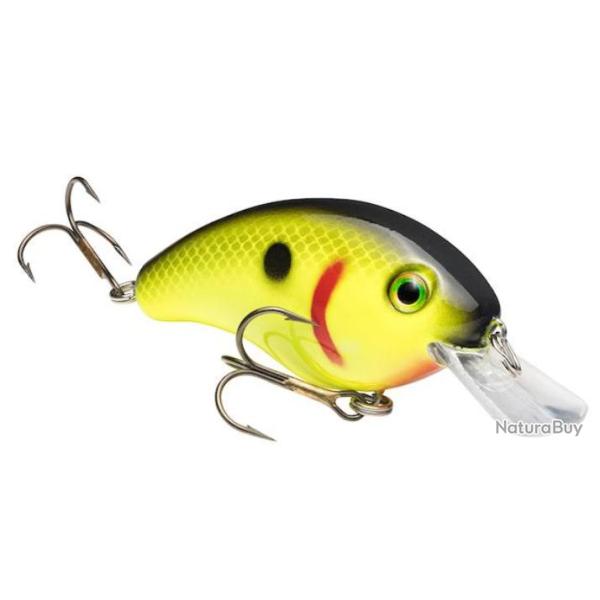 Poisson Nageur Strike King Pro Model Series 4S Crankbait 535 - Black Back Chartreuse