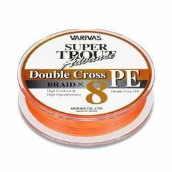 Tresse Varivas Super Trout Double Cross PE Orange PE 0,6
