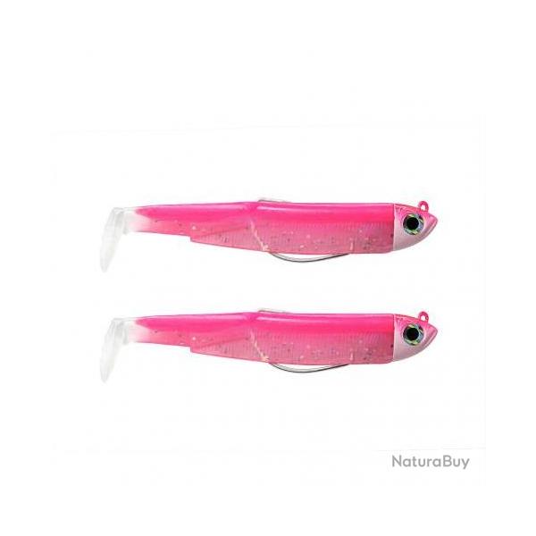 Double Combo Shore Fiiish Black Minnow 90 Rose Fluo
