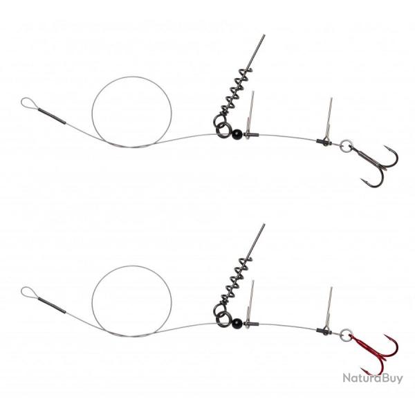 Montage Savage Gear Linethru Corkscrew Rig 2 30cm