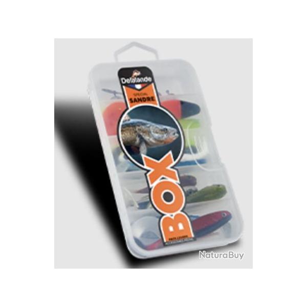 Coffret Leurres Souples Delalande Sandre