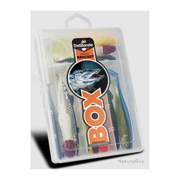 Coffret Leurres Souples Delalande Sp�cial Brochet