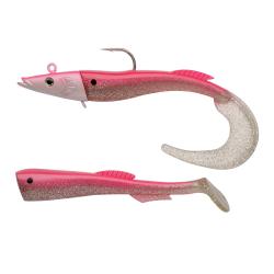 Leurre Souple Berkley Powerbait Power Sandeel 15cm 40g Metallic Pink