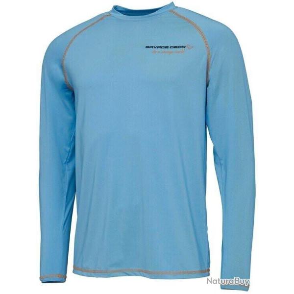 Tee Shirt Savage Gear Aqua UV Long Sleeve Tee