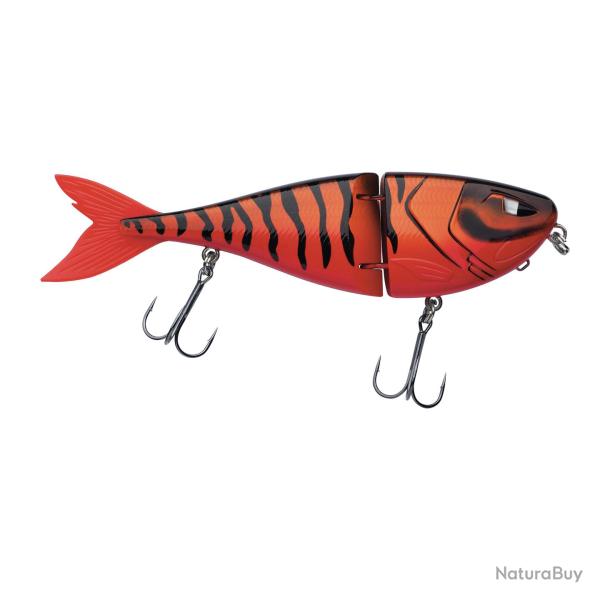 Poisson Nageur Berkley Zilla Jointed Glider 135 Red Tiger