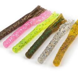 Leurre Souple Fox Rage Floating Funky Worm UV 9cm Green Pumpkin UV