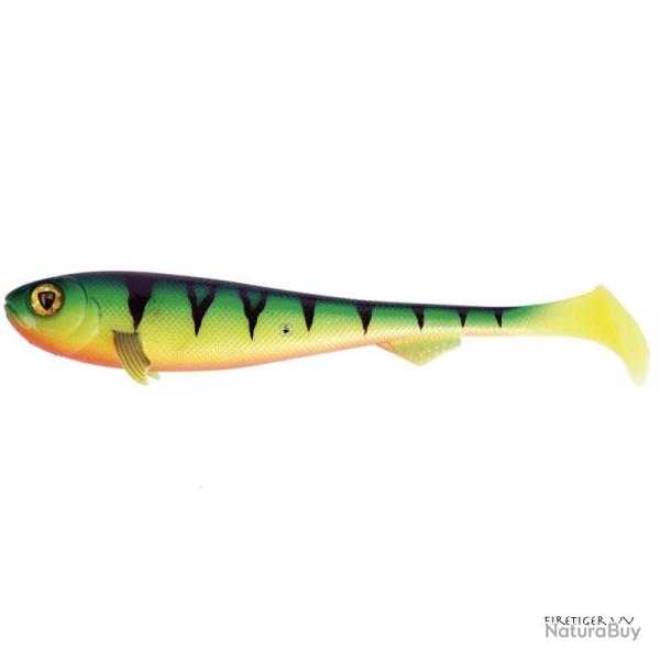Leurre Souple Fox Rage Super Slick Shad Ultra UV 28cm Firetiger