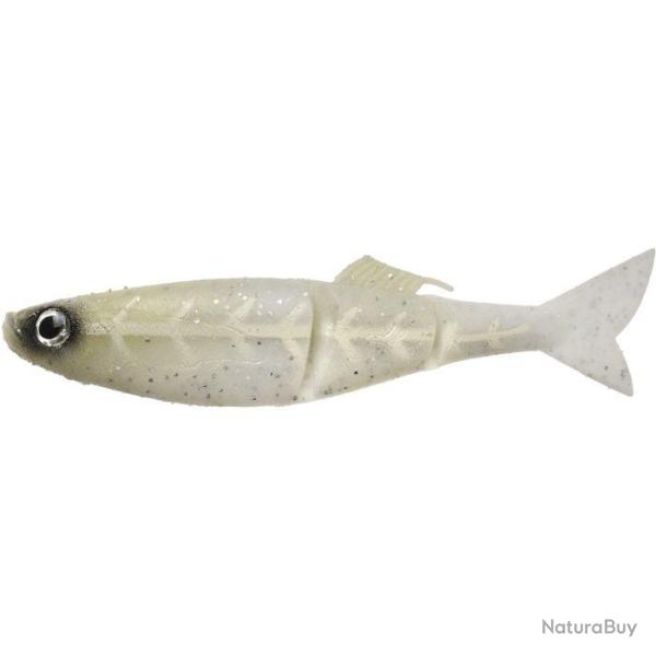 Leurre Souple Hyperlastics Deadalive Pro 125 White Ghost