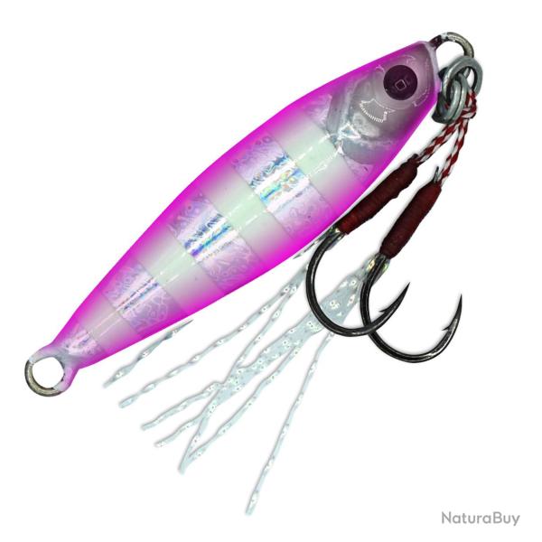 Jig M�tallique Volkien Soul Micro Candy Nano 21g Stripe Pink Glow