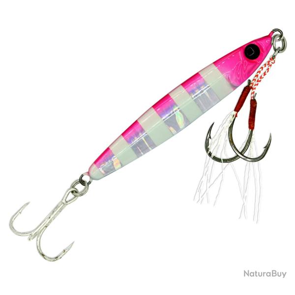 Jig M�tallique Volkien Soul Micro Candy Cast 20g Zebra Glow Pink