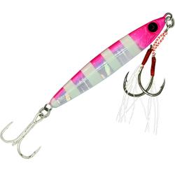 Jig M&eacute;tallique Volkien Soul Micro Candy Cast 40g Zebra Glow Pink