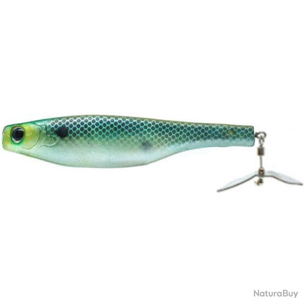 Leurre Souple Hyperlastics Dartprop Pro 13cm See Through Green Back