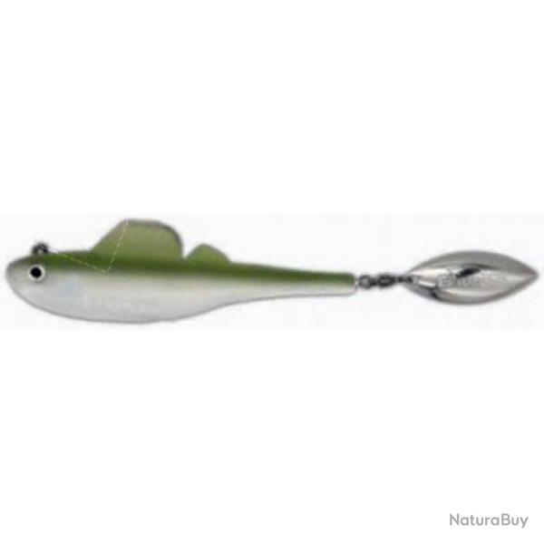 Leurre Souple Biwaa Ocean Divinator 9cm Green Back