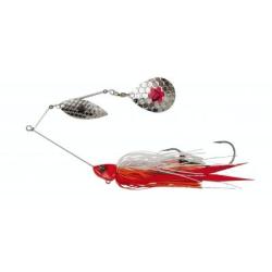 Spinnerbait Savage Gear Da'Bush 2021 42g Red Head Silver