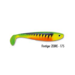 Leurre Souple Delalande Shad GT 15cm Fire Tiger Zébré
