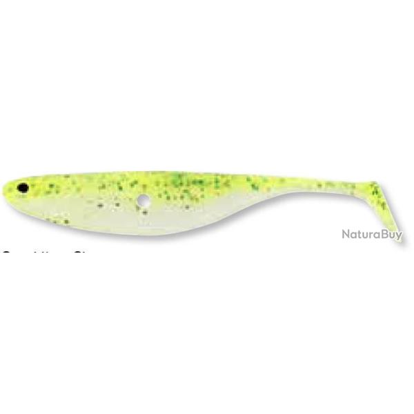 Leurre Souple Westin Shad Teez Hollow 8cm Sparkling Chartreuse