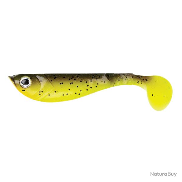 Leurre Souple Berkley Pulse Shad 6cm Brown Chartreuse