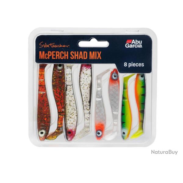 Kit Leurre Souple Abu Garcia Svartzonker McPerch Shad Mix